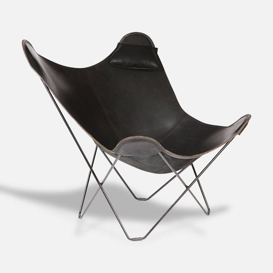 Cuero Chair Pampa Mariposa Black/Black - Display