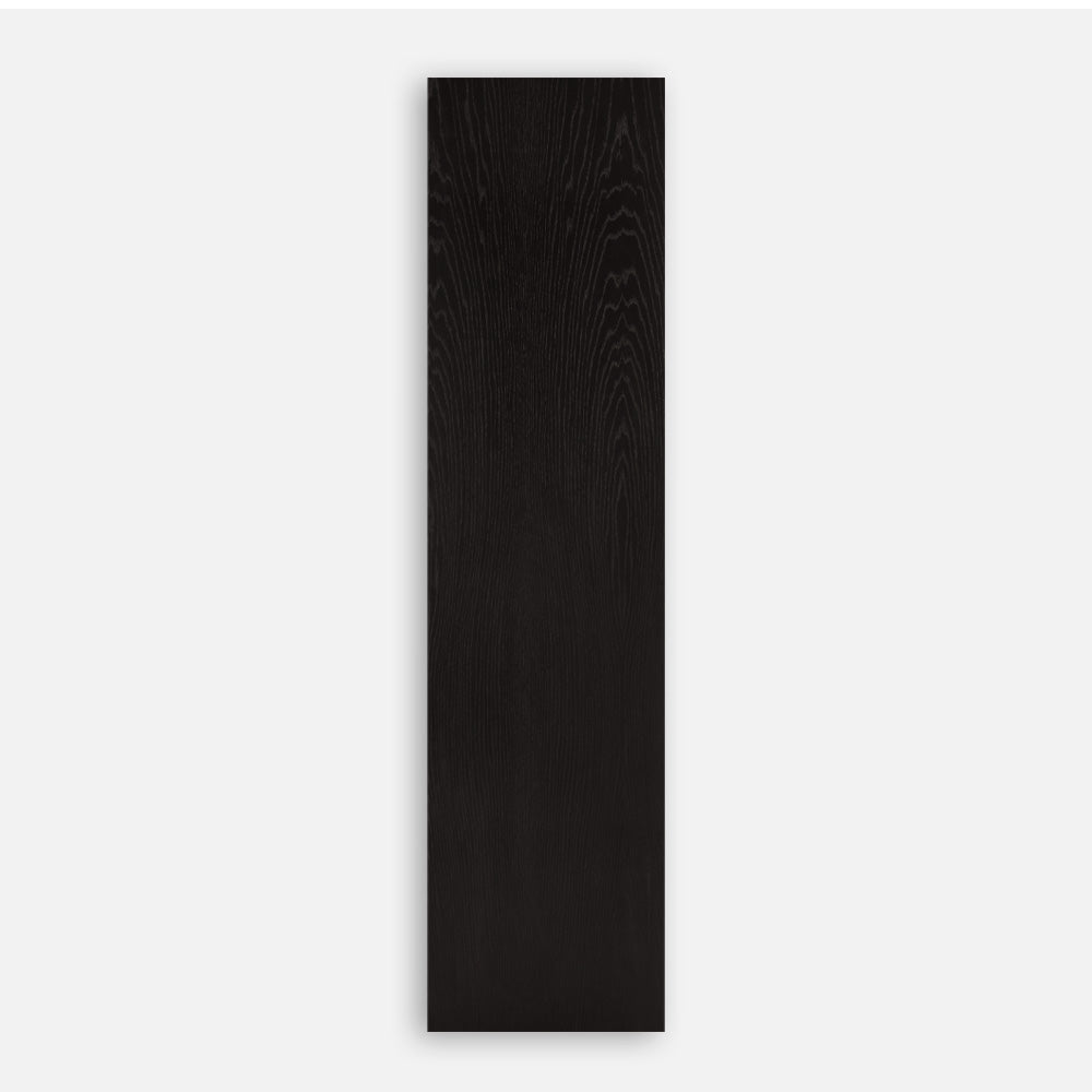 Designpanel Ek Svartbrunlackad