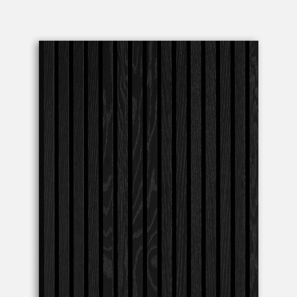 Acoustic Panel - Oak Black lacquered