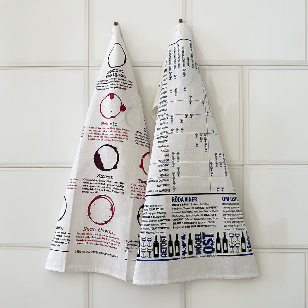 Kitchen Towel - Cheese & Wine guide