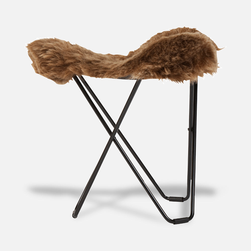 Cuero Design Footstool Flying Goose Iceland Short