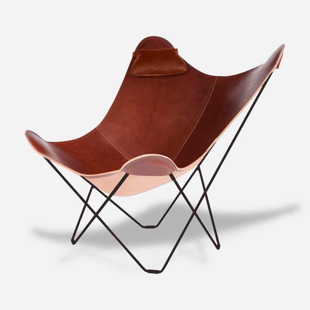 Cuero Chair Pampa Mariposa