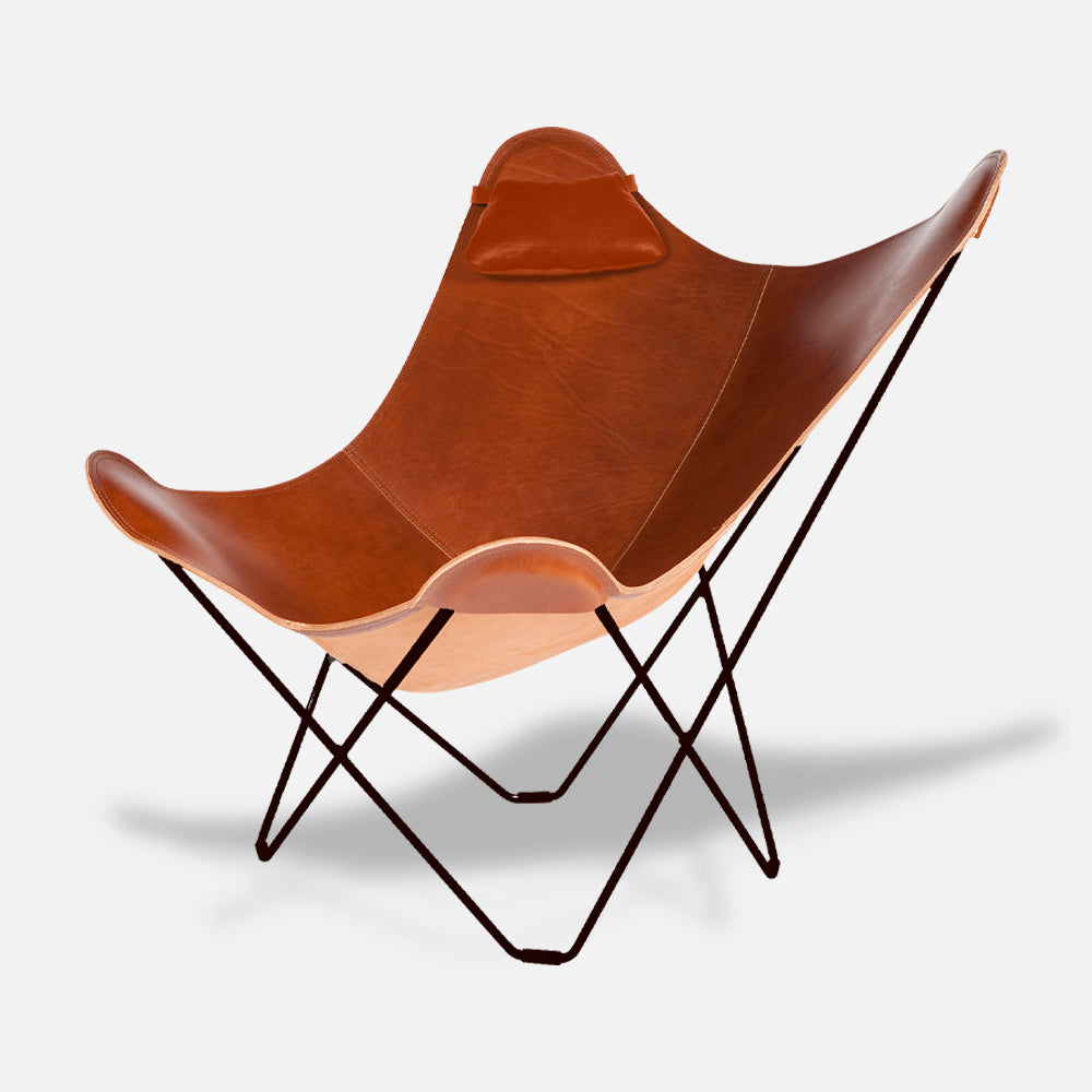 Cuero Chair Pampa Mariposa