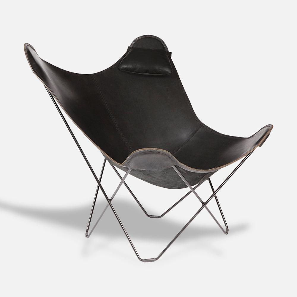 Cuero Chair Pampa Mariposa
