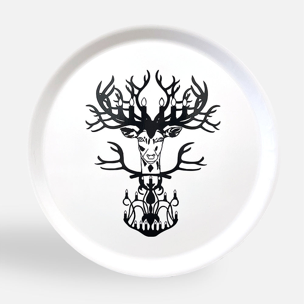Round Nordic Tray 38 cm – Smadi Interior