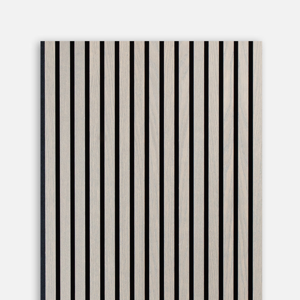 Acoustic Panel - Oak Grey brown lacquered