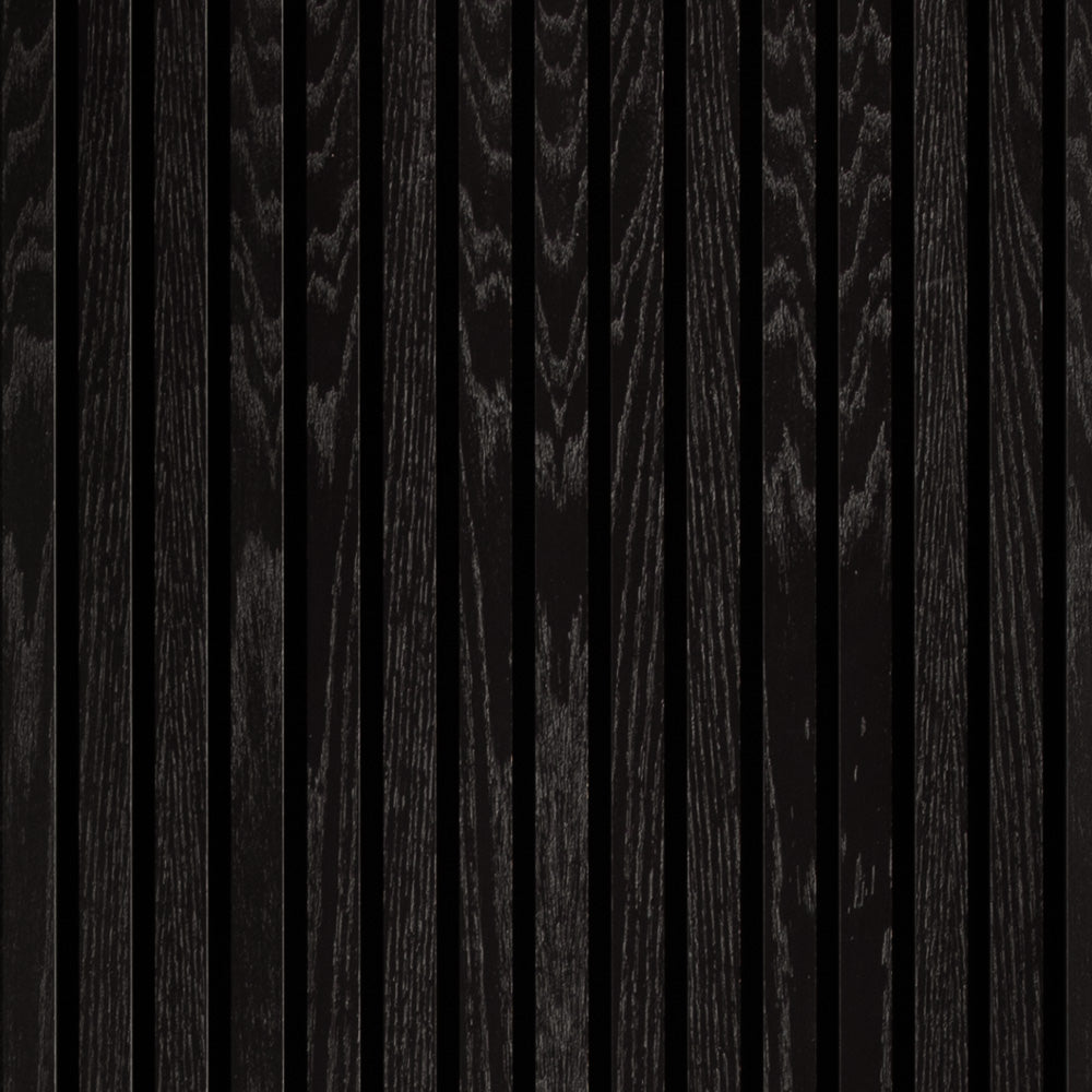 Acoustic Panel - Oak Black brown lacquered