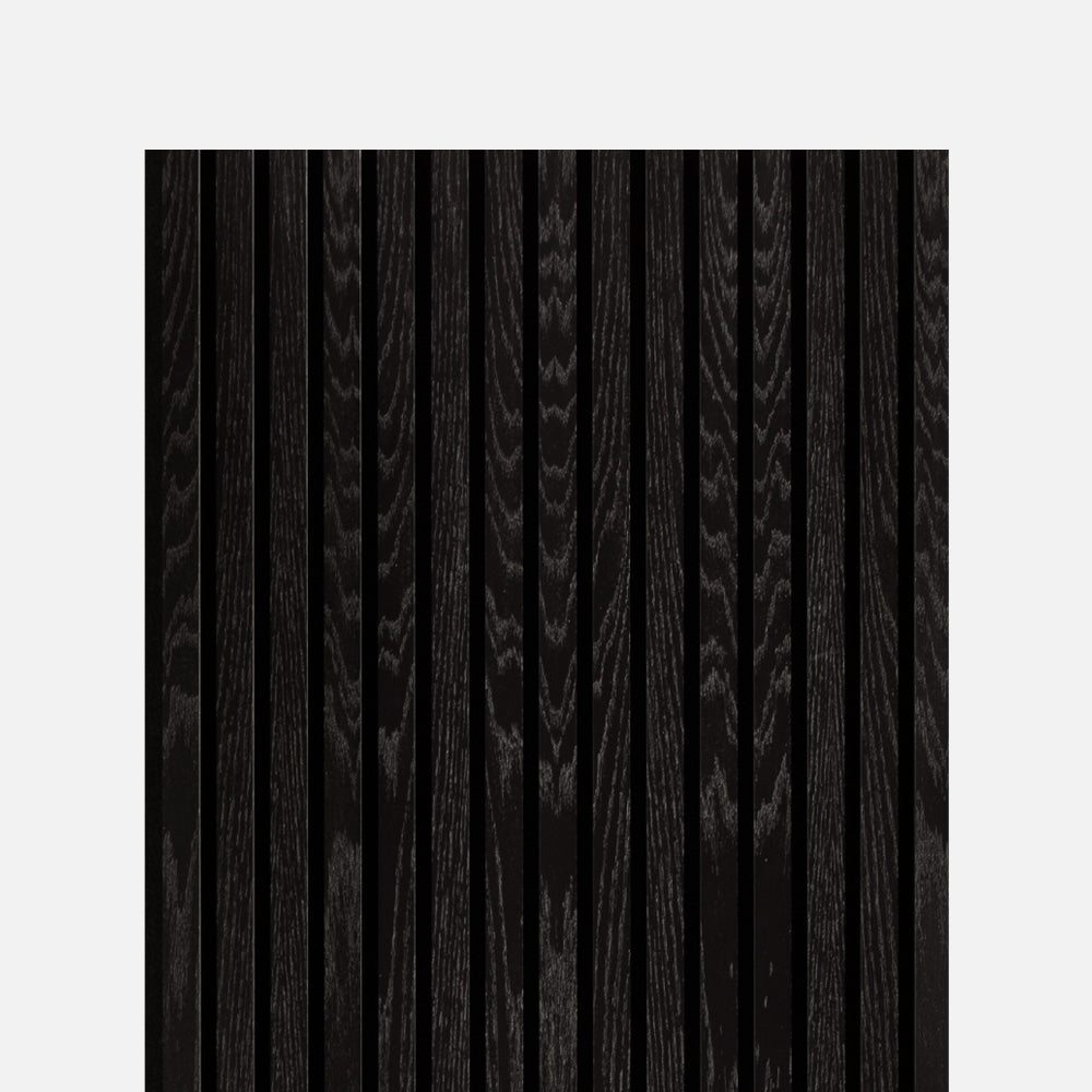 Acoustic Panel - Oak Black brown lacquered