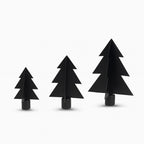 Julgranar i metall 3 st för ljusstakar | Annelie Palmqvist