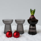 Hyacintvas "Smoke" – Liten Glasvas av Wikholm Form