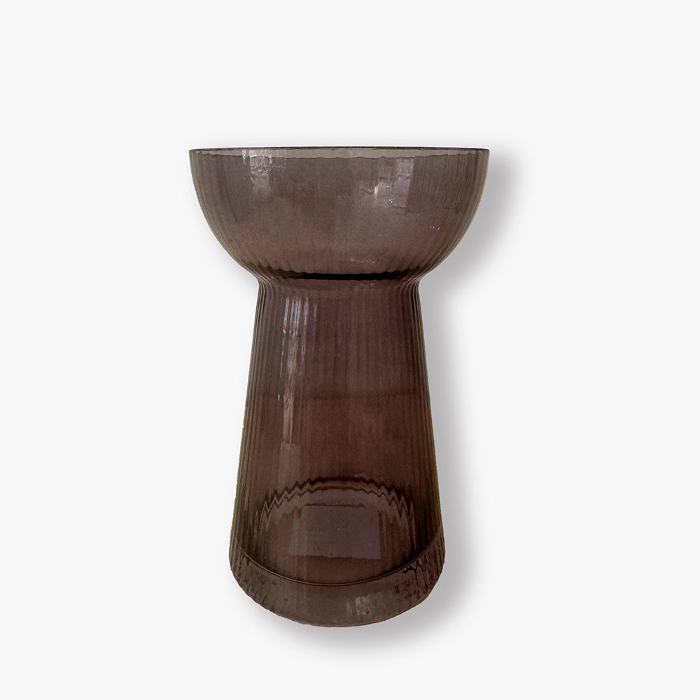 Hyacintvas "Smoke" – Liten Glasvas av Wikholm Form