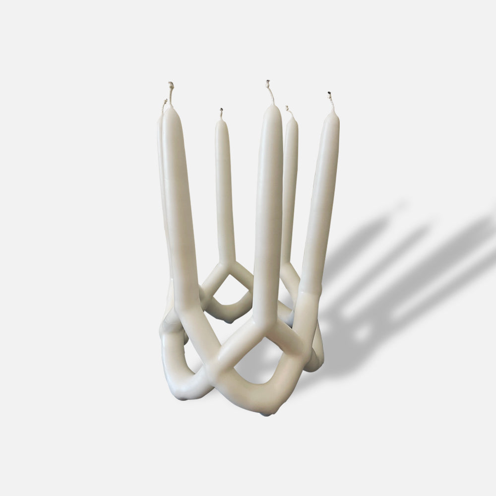 Candle Chandelier 6 arm from Ölmeljus