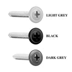 Installation screws for acoustic panels