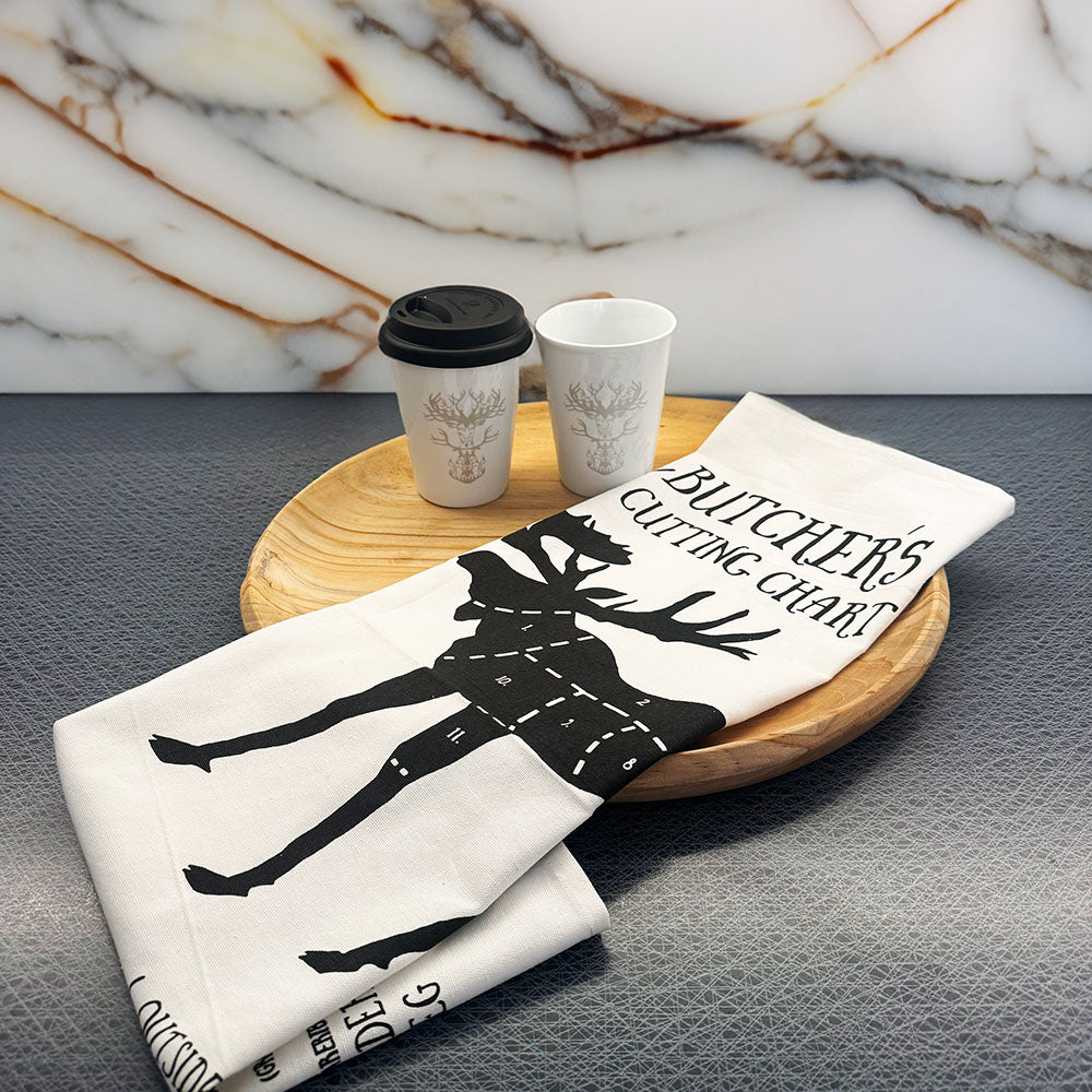 Kökshandduk Älg – Annelie Palmqvist Design