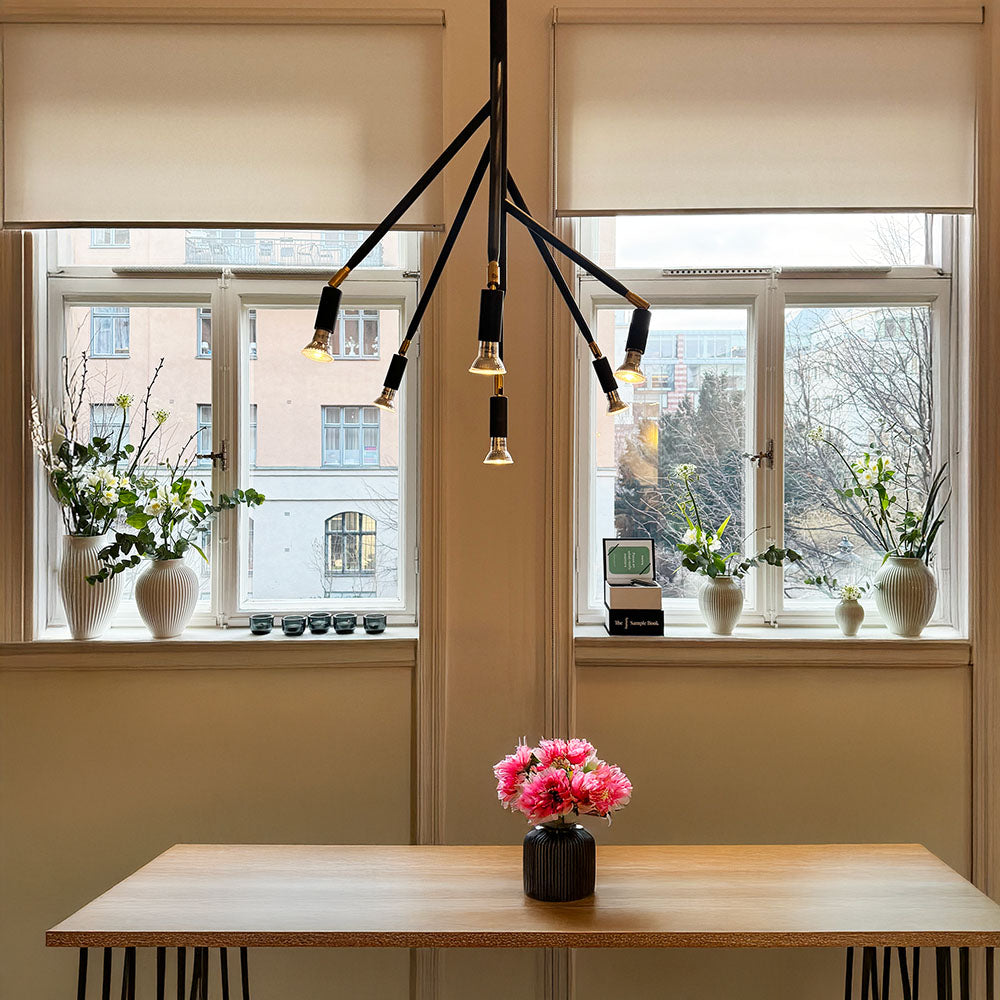 Kvist 6 Arm Taklampa – Örsjö Belysning