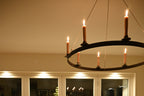 Chandelier Wrought Iron Raw – Miljögården Design