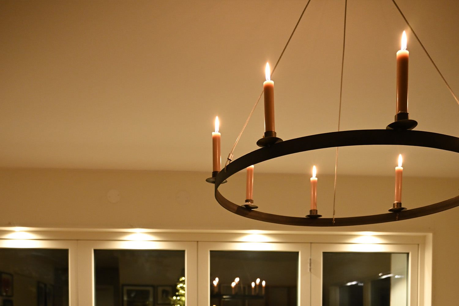 Chandelier Wrought Iron Raw – Miljögården Design