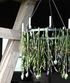 Chandelier Wrought Iron Raw – Miljögården Design