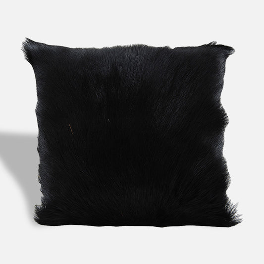 Goat fur cushion cover
