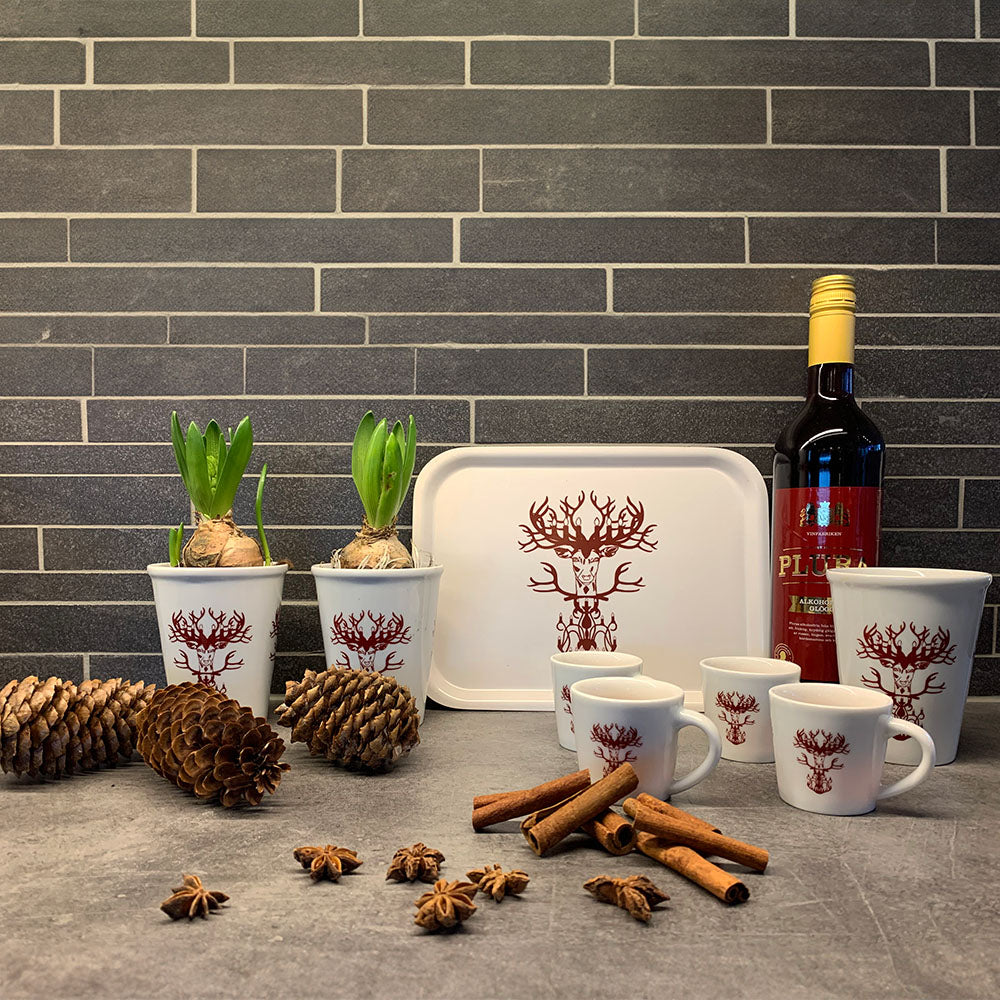 Nordic Mulled Wine Mug Set of 6 – Porcelain by Smadi Interior
