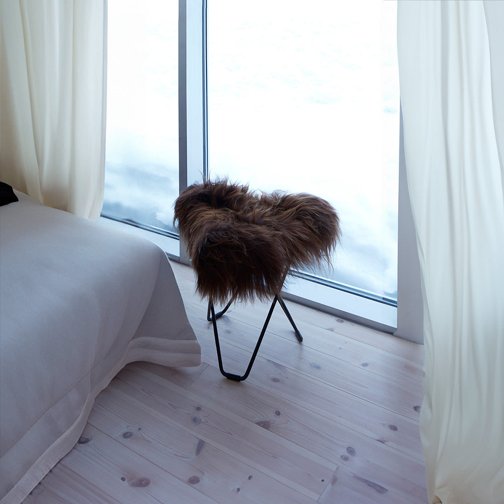 Cuero Design Footstool Flying Goose Iceland Short