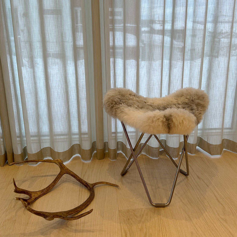 Cuero Design Footstool Flying Goose Iceland Short