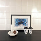 Mug to Go “Nordic” – Porcelain with Silicone Lid by Smadi Interior