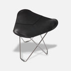 Cuero Footstool Flying Goose Pampa
