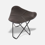 Cuero Footstool Flying Goose Pampa