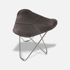 Cuero Footstool Flying Goose Pampa