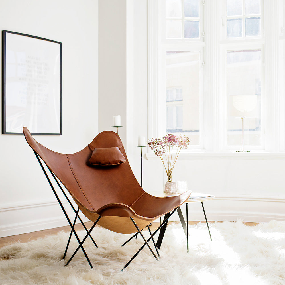 Cuero Chair Pampa Mariposa