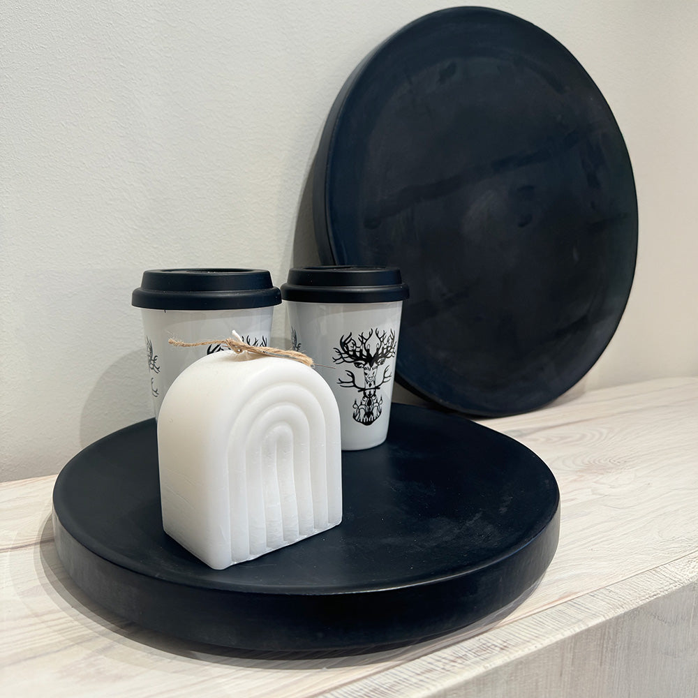 AMBA Serving Tray – Black Wood by Wikholm Form