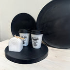 AMBA Serving Tray – Black Wood by Wikholm Form