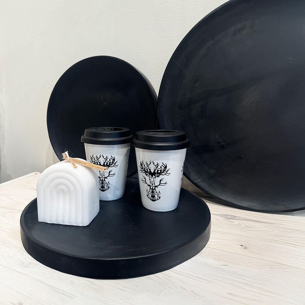 AMBA Serving Tray – Black Wood by Wikholm Form