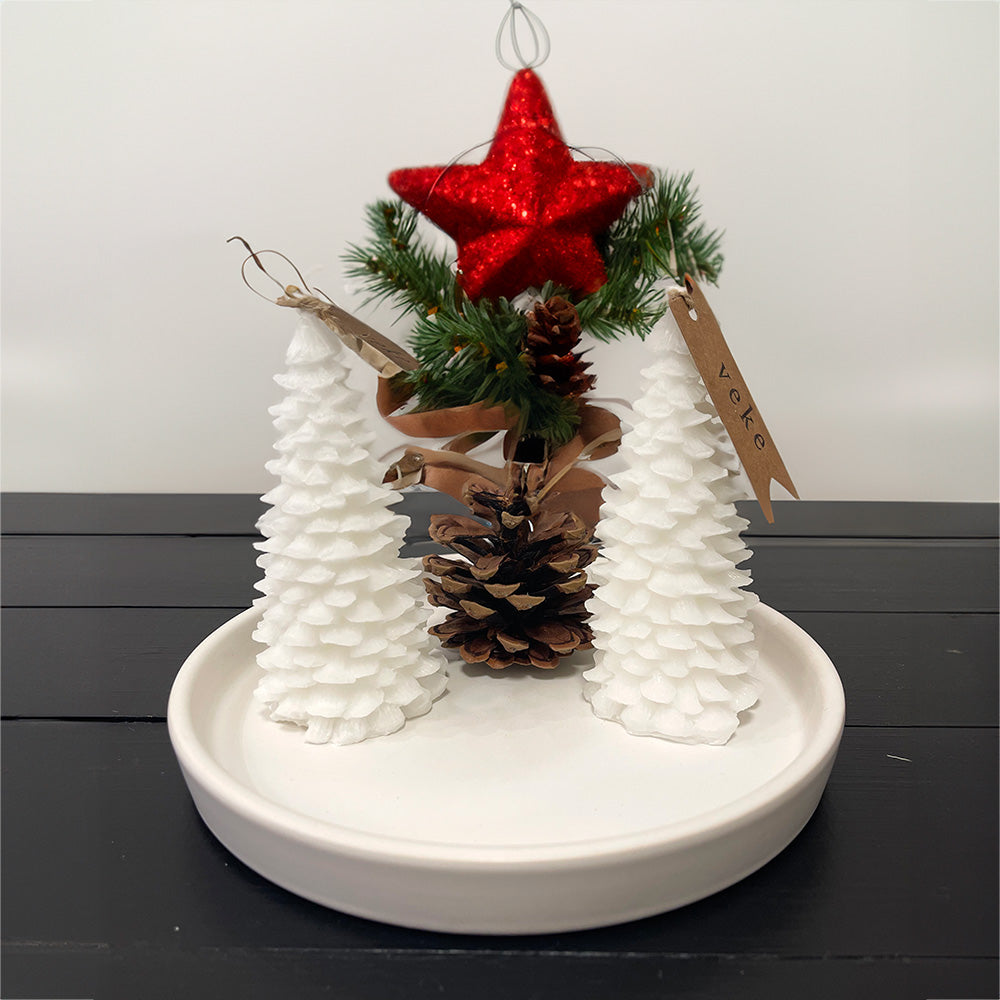 Christmas tree candle