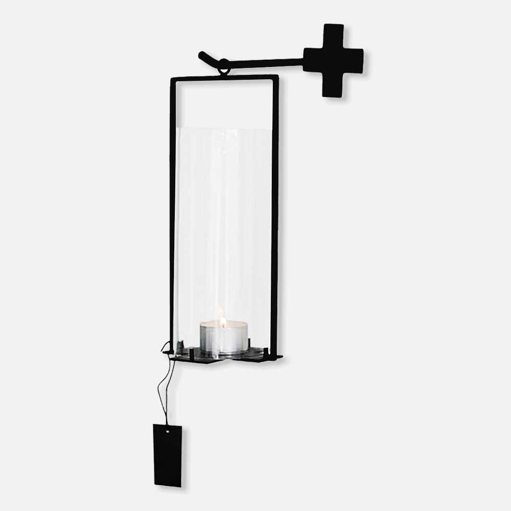 Wall hook cross black - Annellie Palmqvist Design
