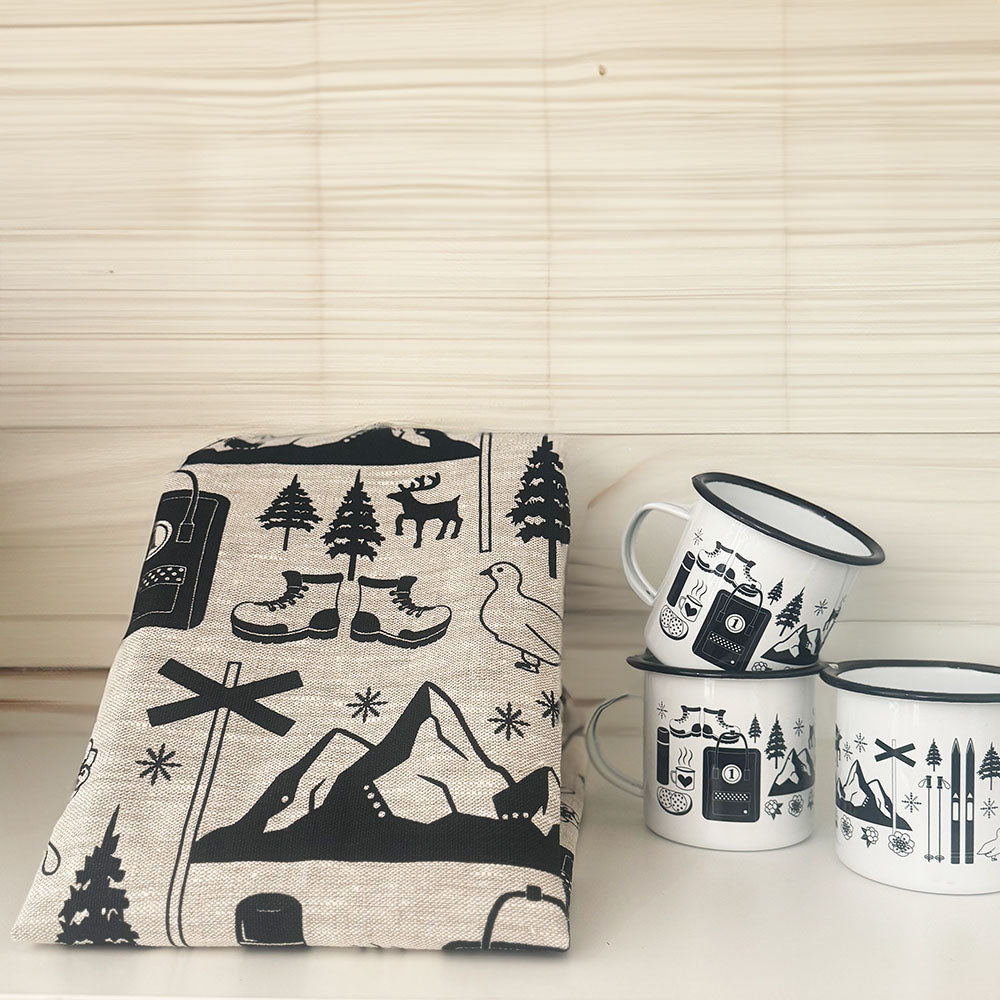 Enamel Mug “Mountain” – Anneko Design