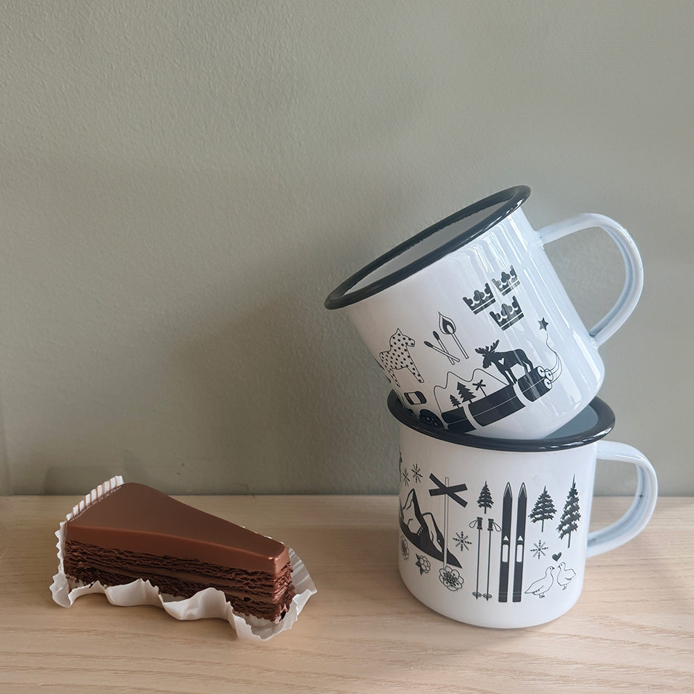 Enamel Mug “Mountain” – Anneko Design