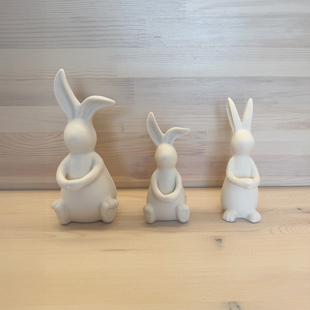 Elias Ceramic Bunny – White