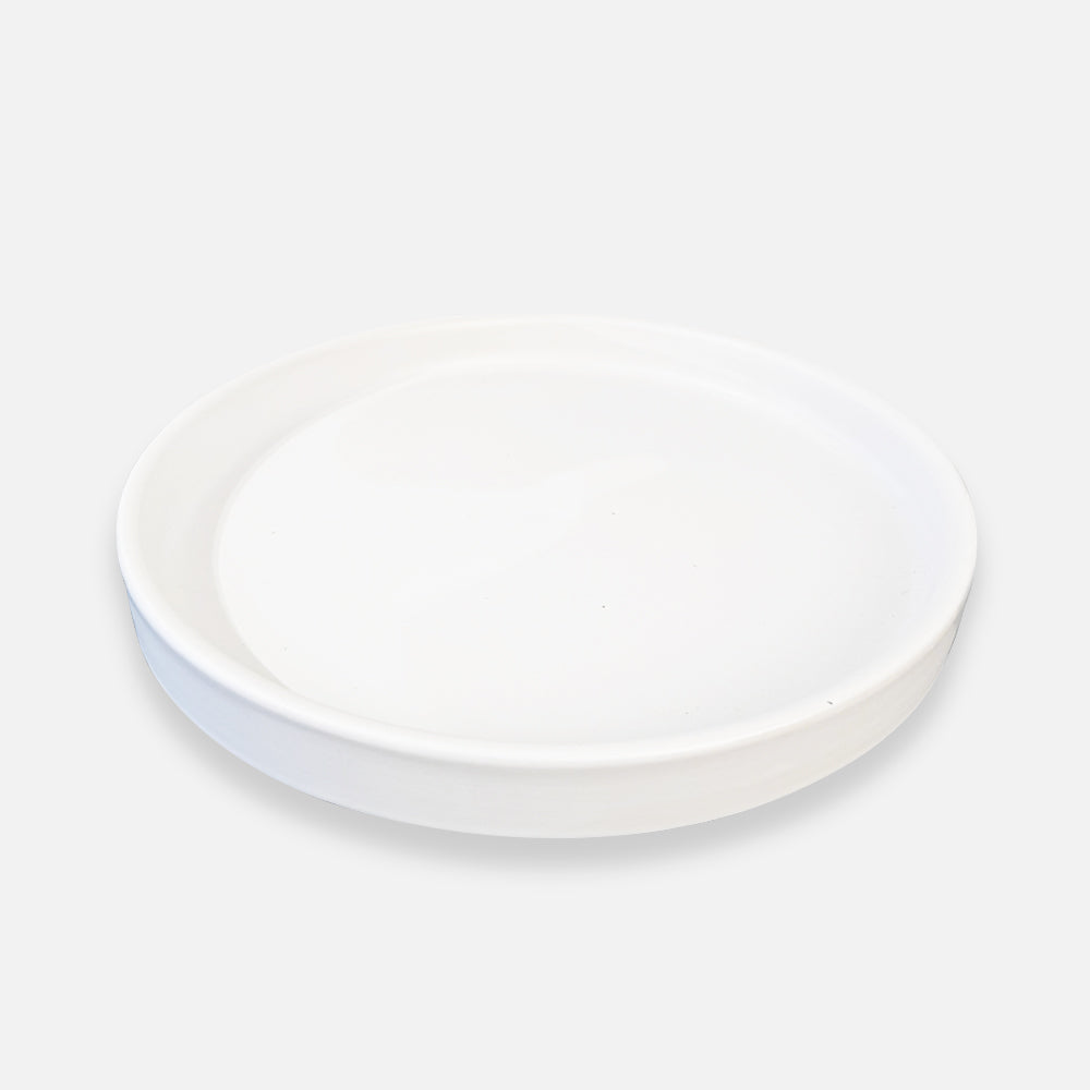 Tray Sophia Ceramic white