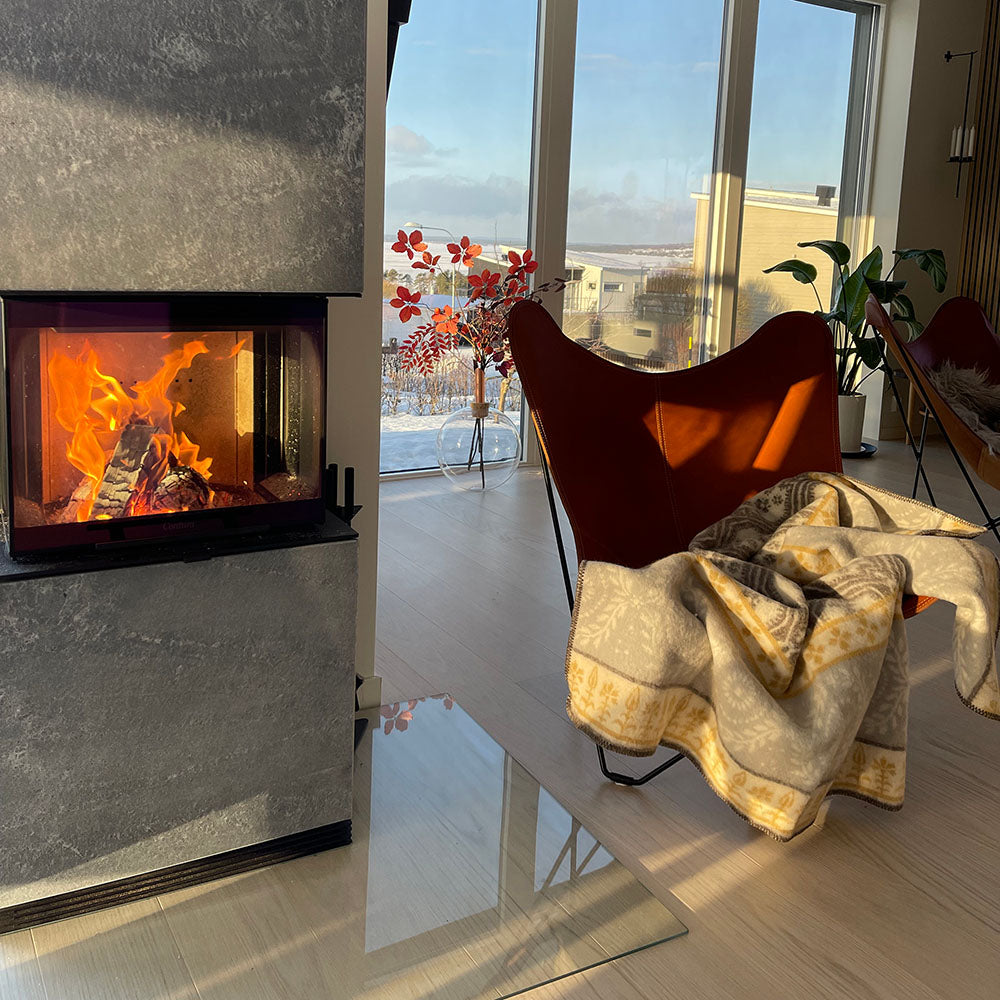 Wool Blanket “Brunkulla” – Kerstin Landström Design