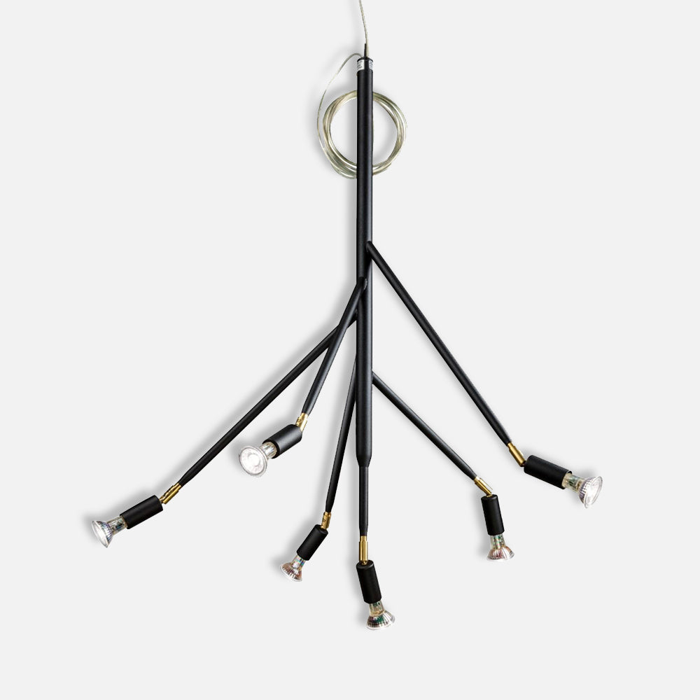 Kvist 6 Arm Taklampa – Örsjö Belysning