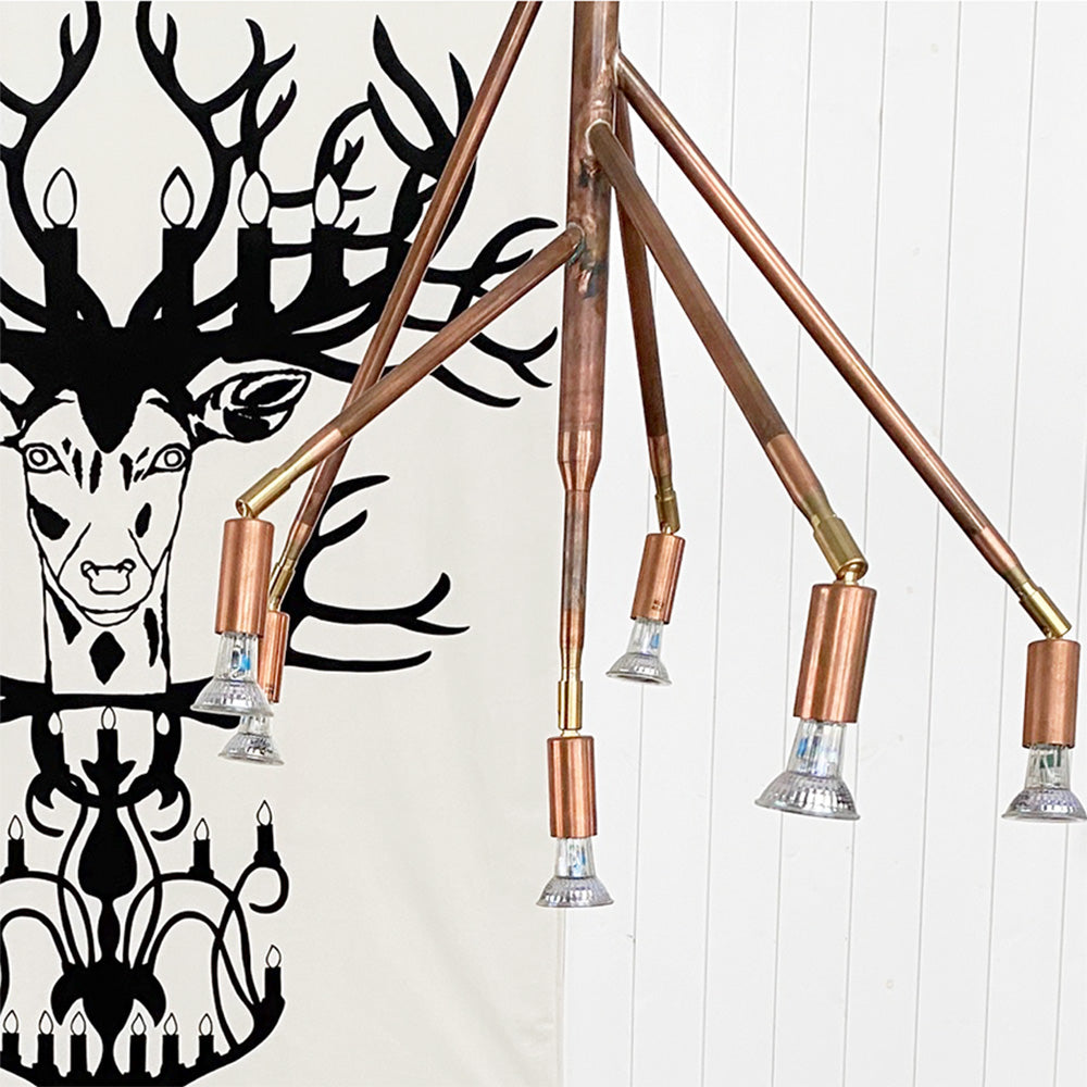 Kvist 6 Arm Taklampa – Örsjö Belysning