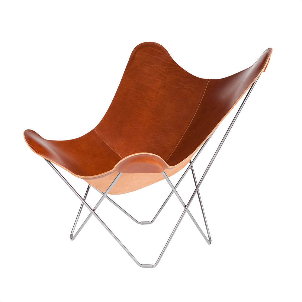 Cuero Chair Pampa Mariposa