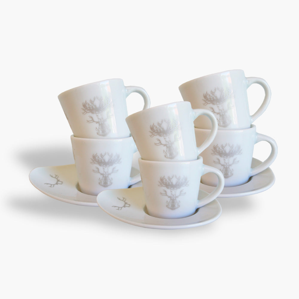 Espresso Cup Set of 6 – Porcelain by Smadi Interior