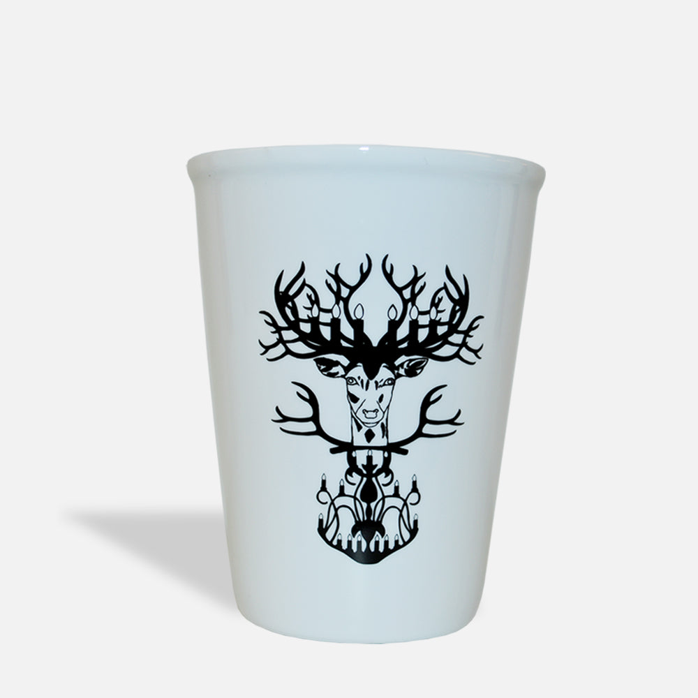 Mug to Go “Nordic” – Porcelain with Silicone Lid by Smadi Interior