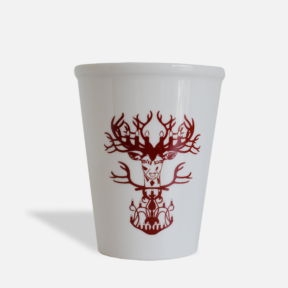 Mug to Go “Nordic” – Porcelain with Silicone Lid by Smadi Interior