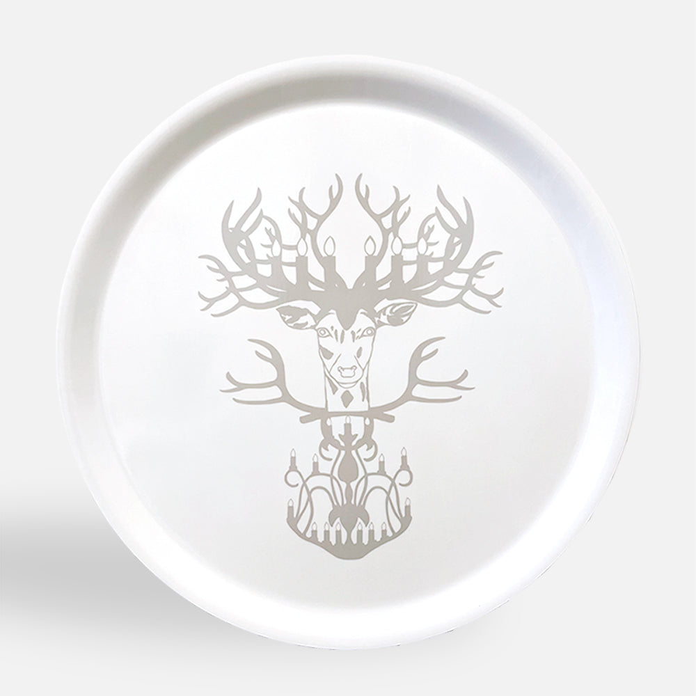 Round Nordic Tray 38 cm – Smadi Interior