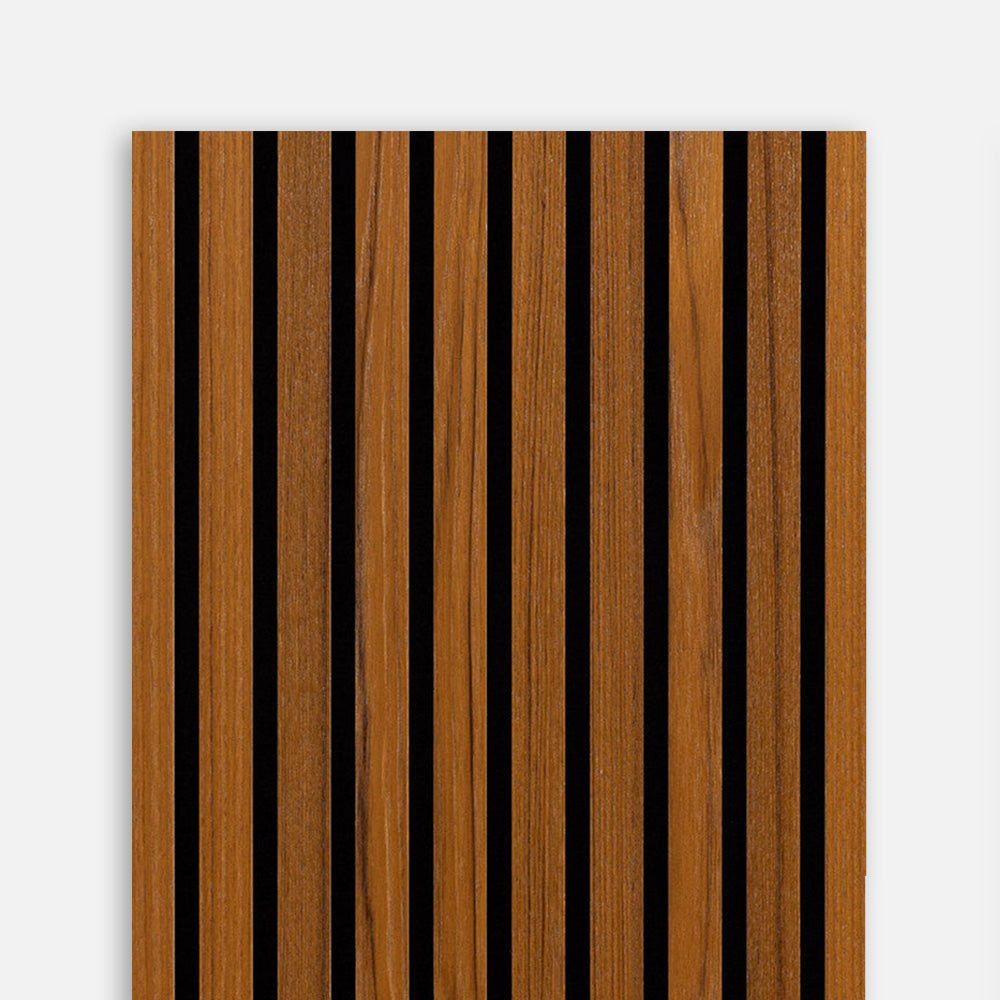 Acoustic Panel - Teak Oiled