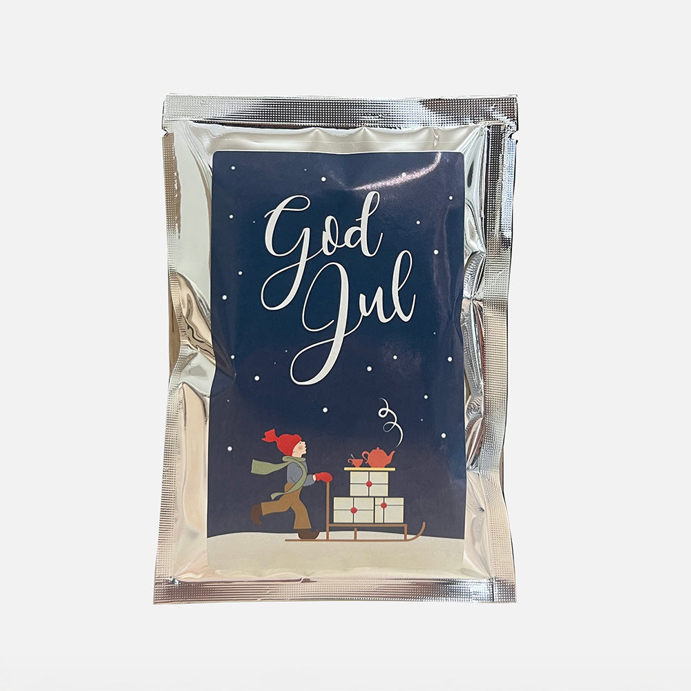 Te vykortet  svart te – Tehuset Java